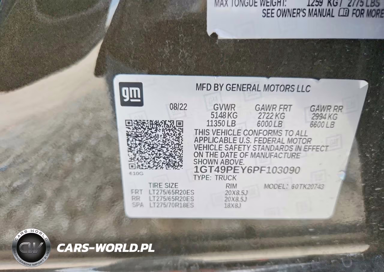 2023 GMC Sierra 2500Hd 4Wd Standard Bed At4 VIN:1GT49PEY6PF103090 - 12