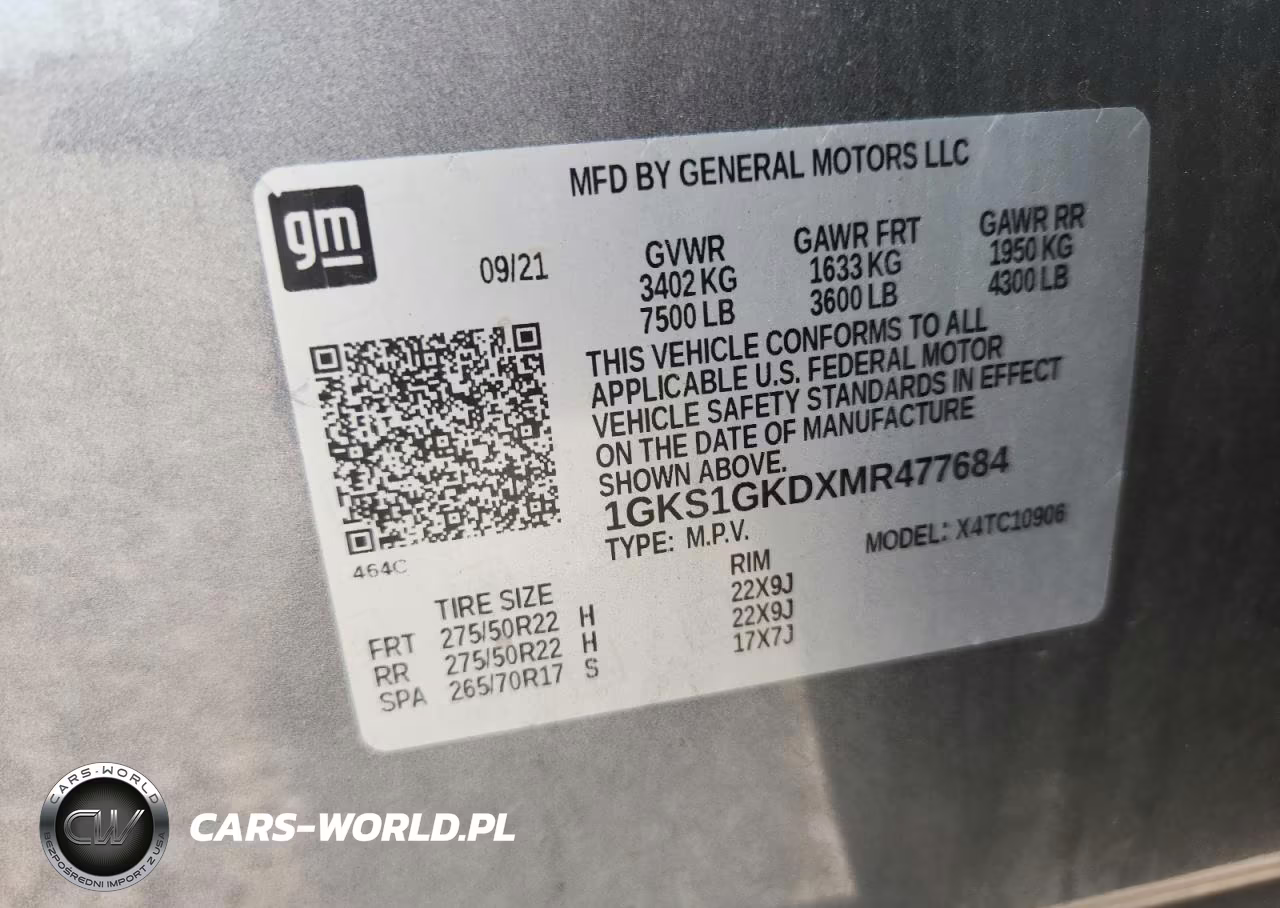 2021 GMC Yukon Xl C1500 Slt VIN:1GKS1GKDXMR477684 - 14