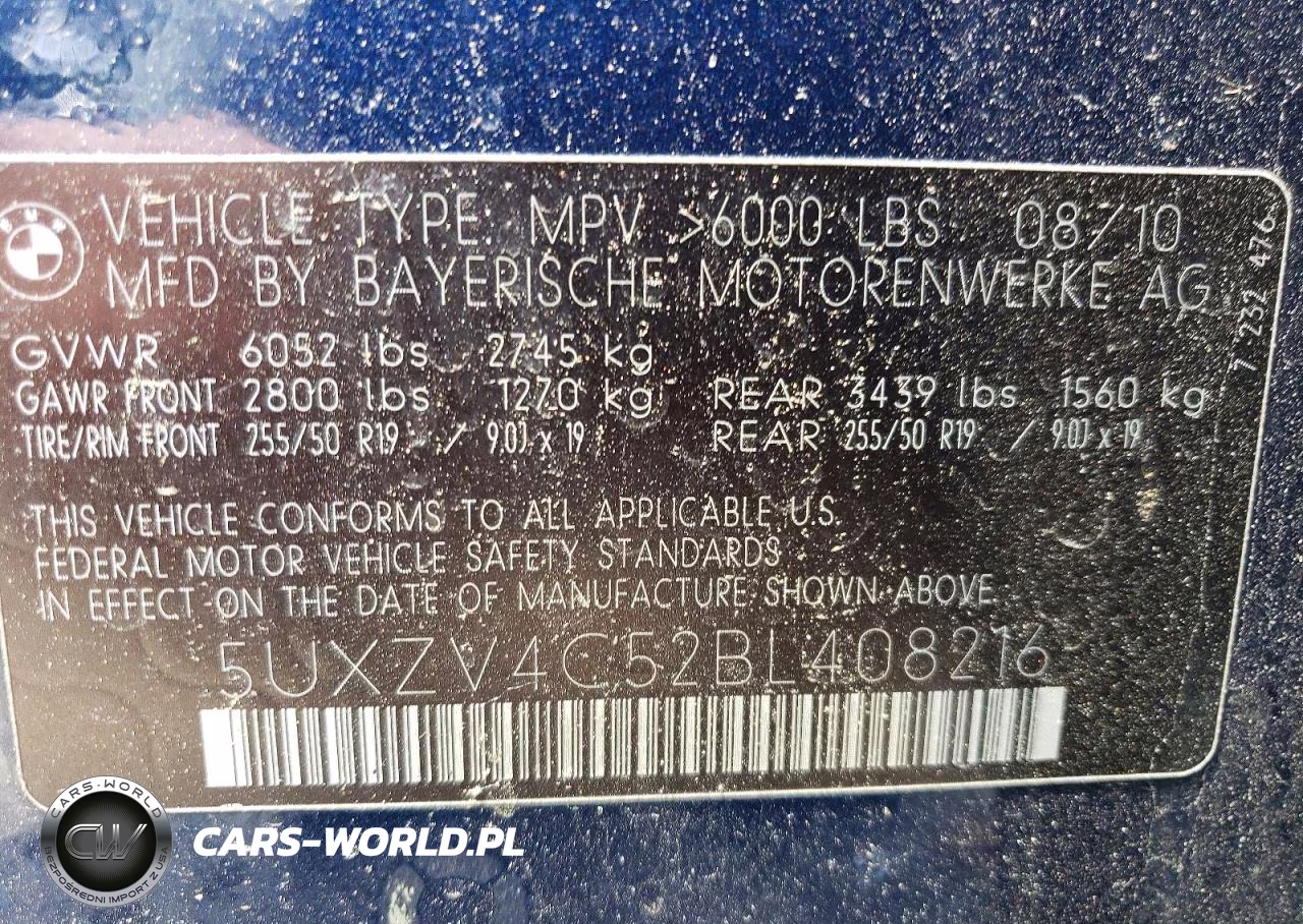 2011 BMW X5 xDrive35I VIN:5UXZV4C52BL408216 - 12