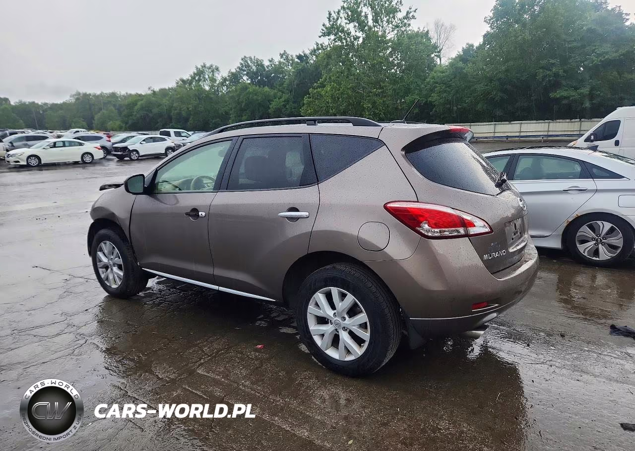 2014 Nissan Murano Sl VIN:JN8AZ1MW3EW506526 - 2