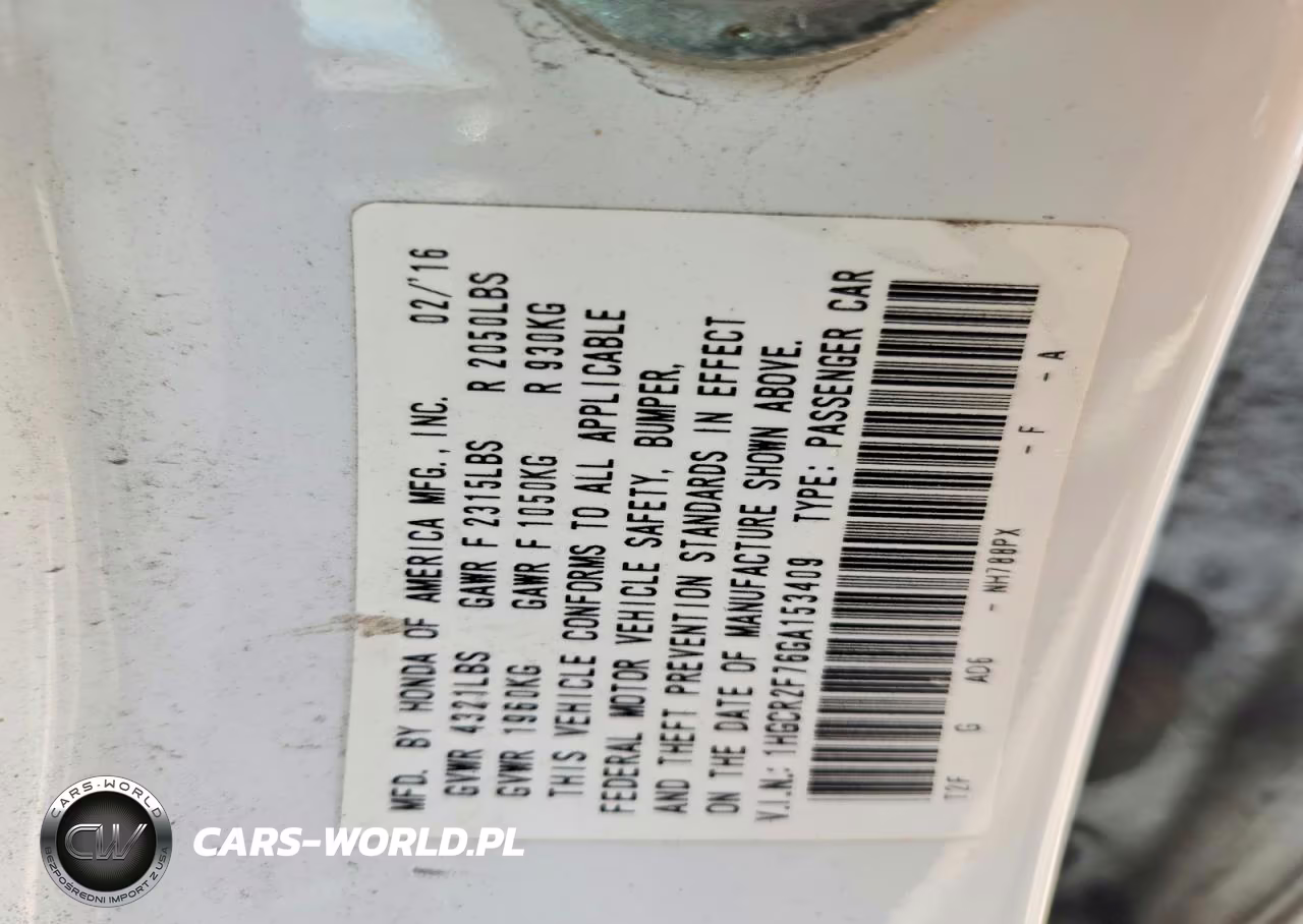2016 Honda Accord Sedan VIN:1HGCR2F76GA153409 - 12
