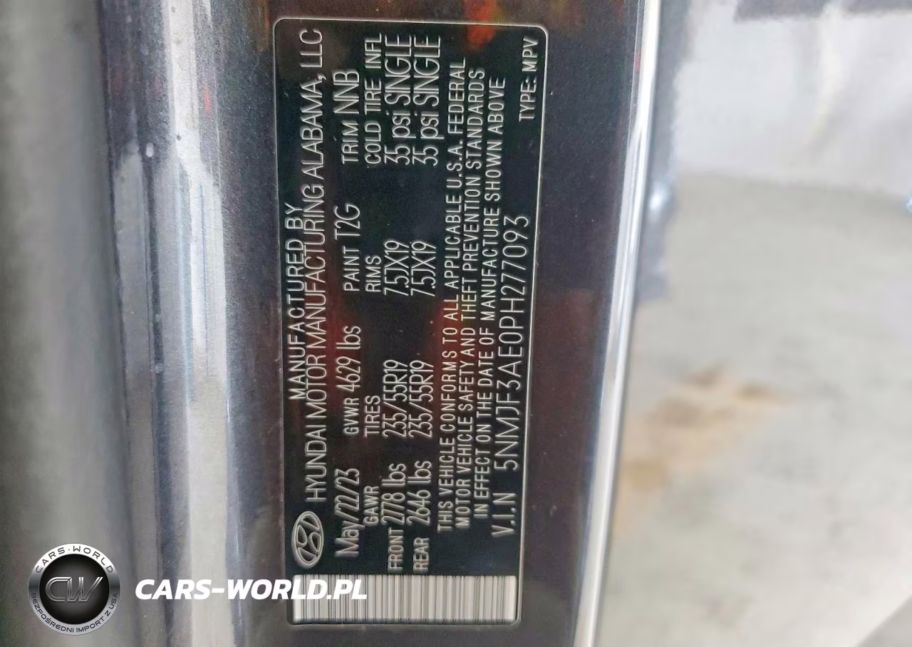 2023 Hyundai Tucson Sel VIN:5NMJF3AE0PH277093 - 13