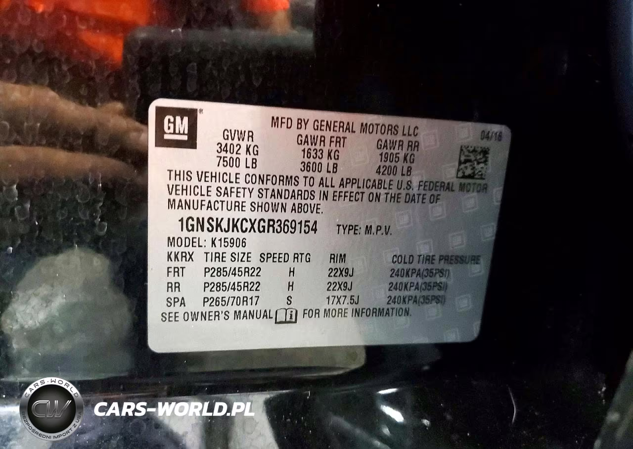 2016 Chevrolet Suburban K1500 Ltz VIN:1GNSKJKCXGR369154 - 14
