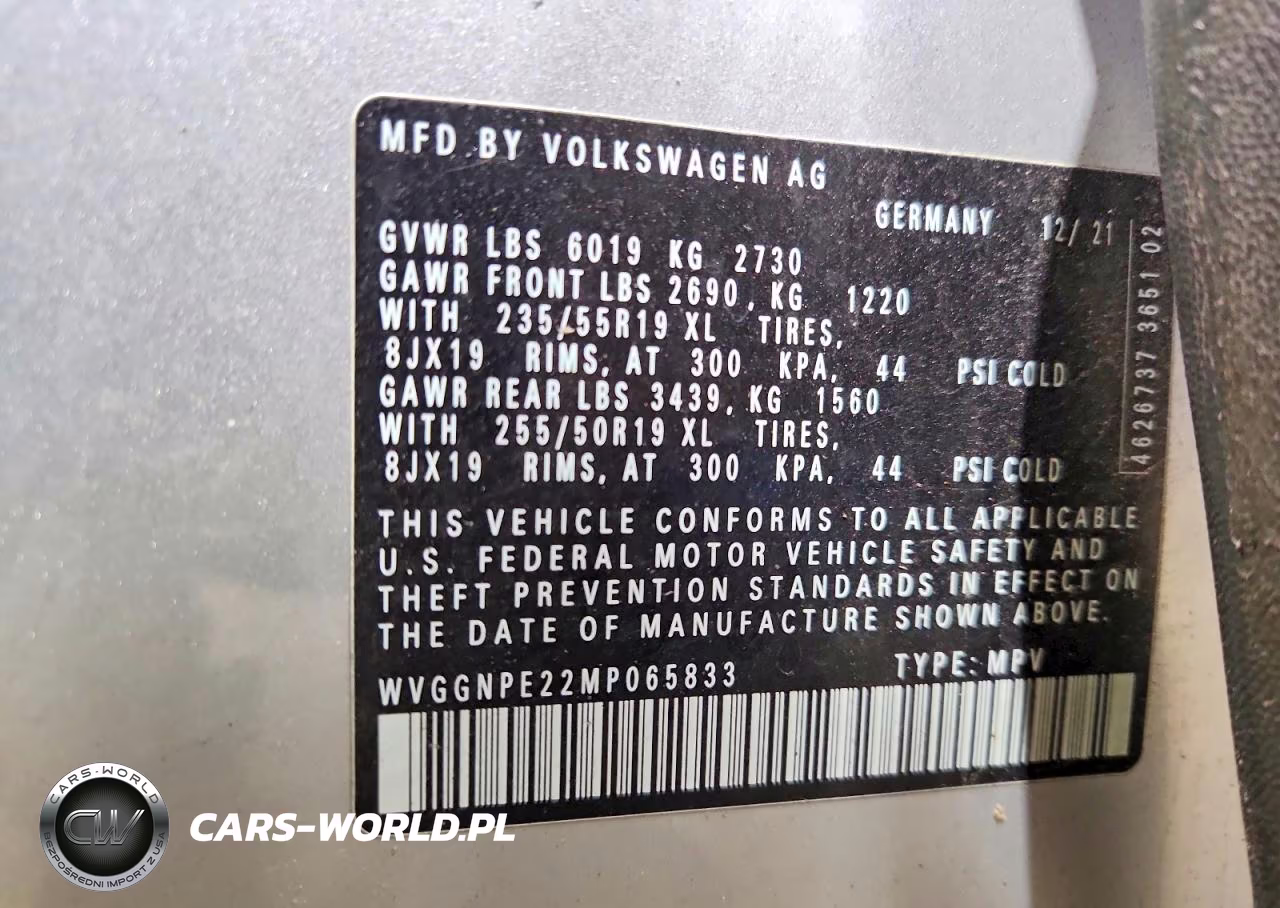 2021 Volkswagen Id.4 Pro S VIN:WVGGNPE22MP065833 - 13