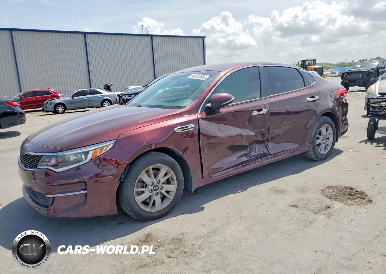 2016 Kia Optima Lx VIN:5XXGT4L37GG110913 - 1