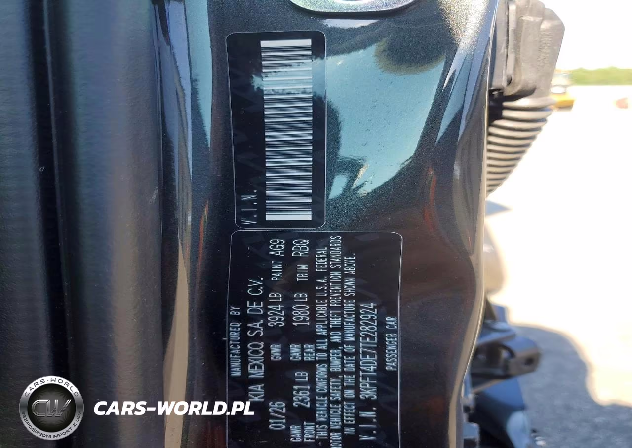 2026 Kia K4 Lxs VIN:3KPFT4DE7TE282924 - 13