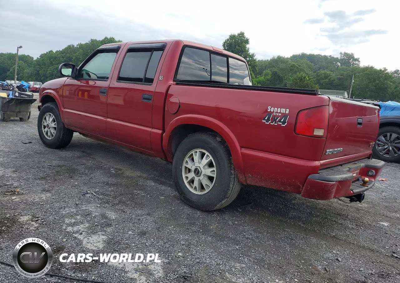 2002 GMC Sonoma VIN:1GTDT13W82K225272 - 2