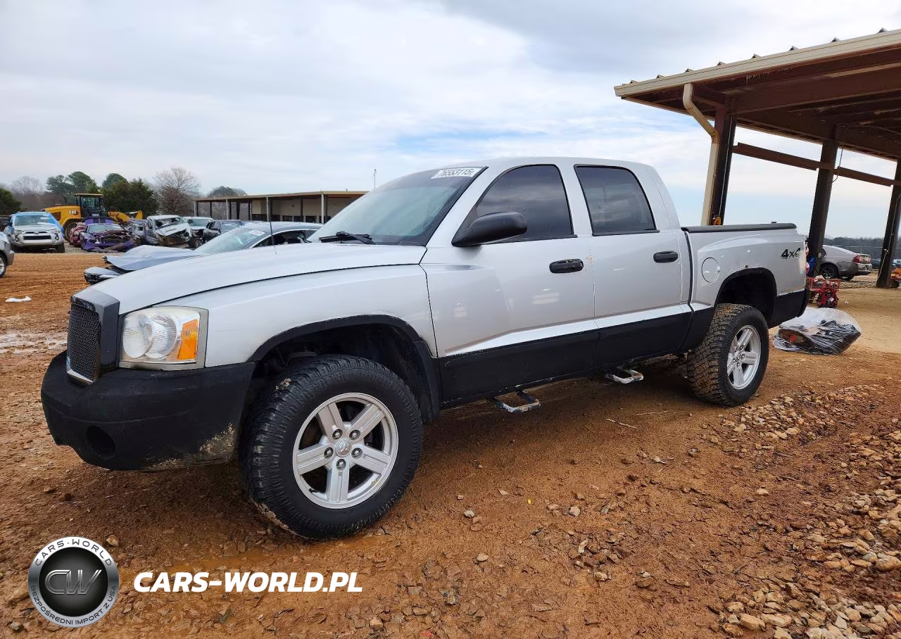 2007 Dodge Dakota Quad Slt VIN:1D7HW48K27S128050 - 1