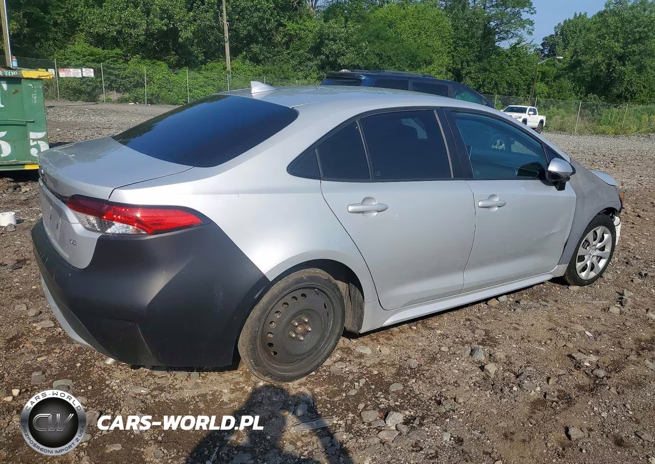 2020 Toyota Corolla Le VIN:5YFEPRAE1LP128595 - 3