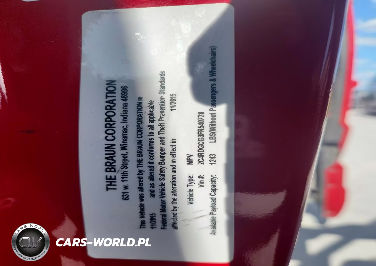 2015 Dodge Grand Caravan Sxt VIN:2C4RDGCG3FR540728 - 13