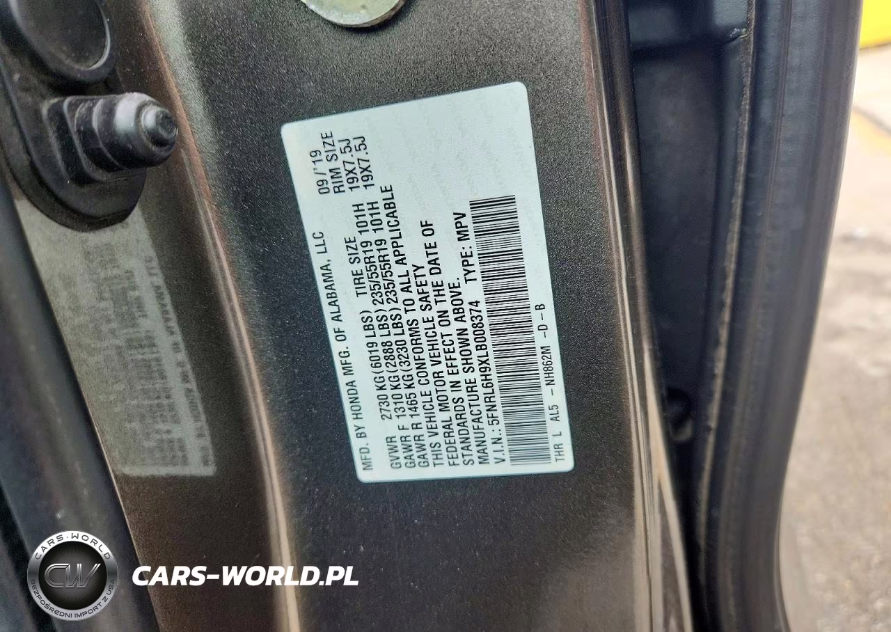 2020 Honda Odyssey Elite VIN:5FNRL6H9XLB008374 - 13