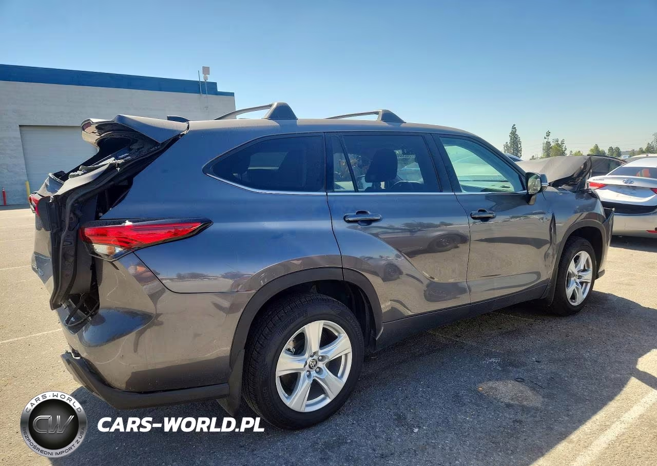2022 Toyota Highlander Le VIN:5TDZZRAHXNS544824 - 3