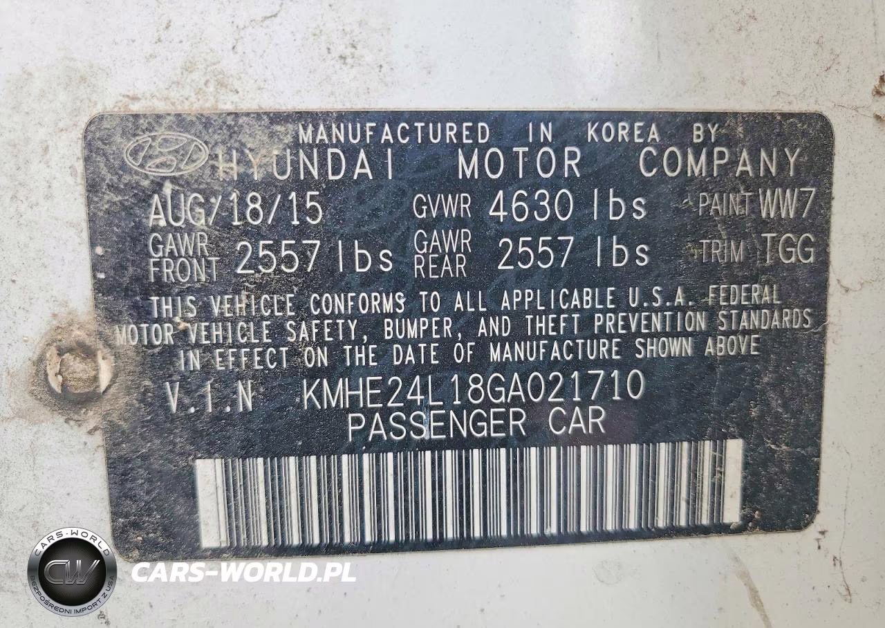 2016 Hyundai Sonata Hybrid Se VIN:KMHE24L18GA021710 - 12