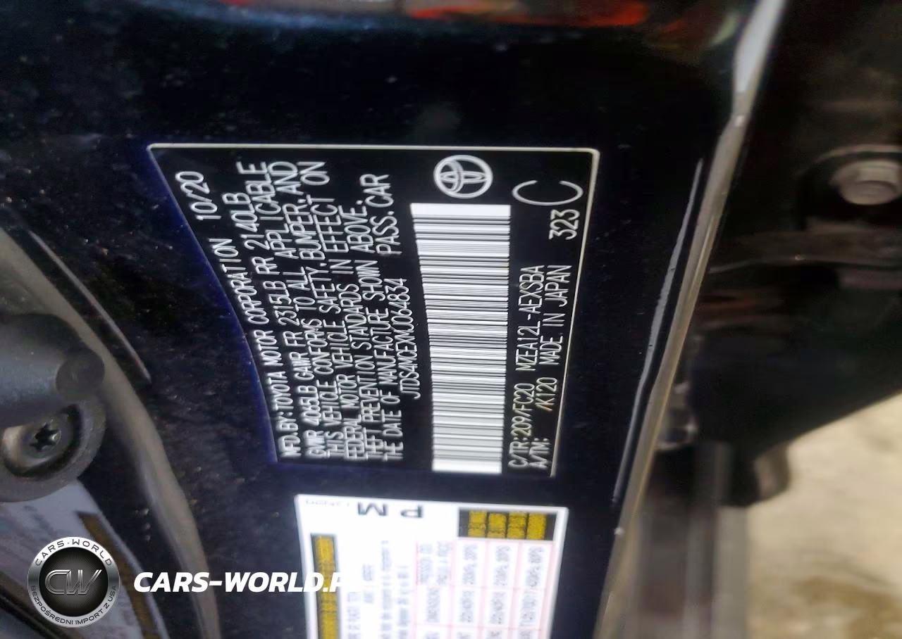 2021 Toyota Corolla Se VIN:JTDS4MCEXMJ064834 - 12