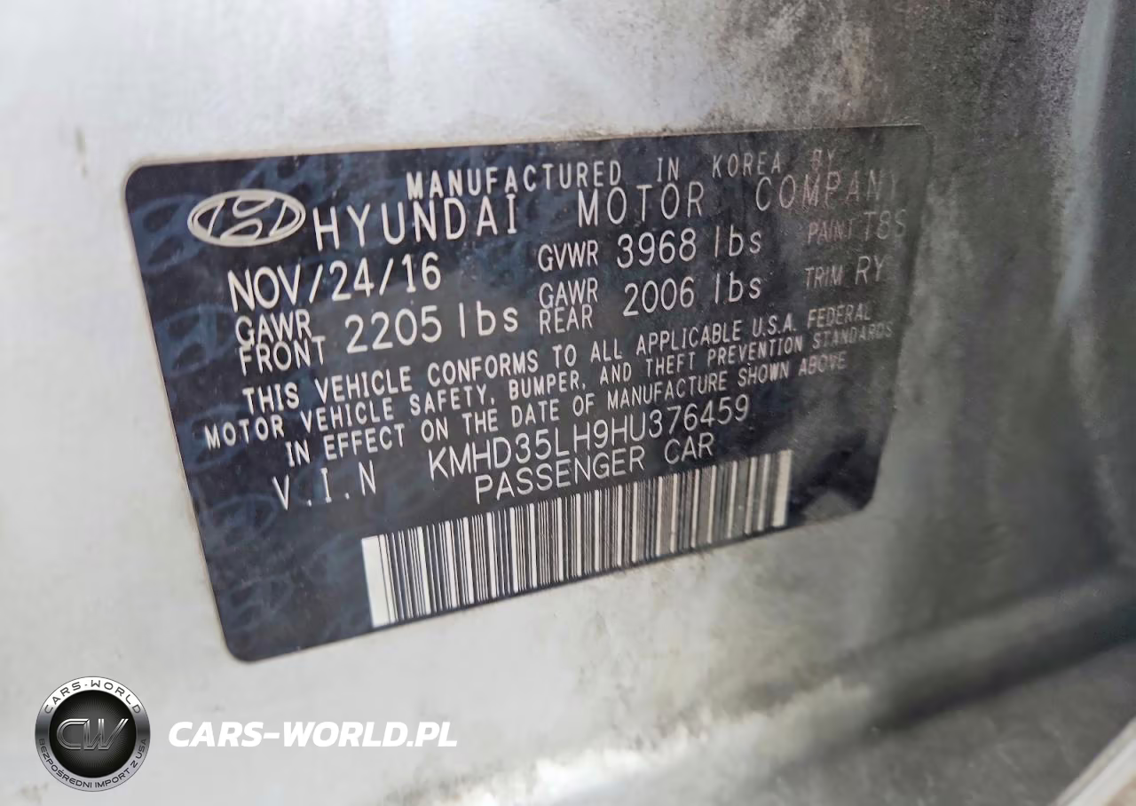 2017 Hyundai Elantra Gt Base VIN:KMHD35LH9HU376459 - 12