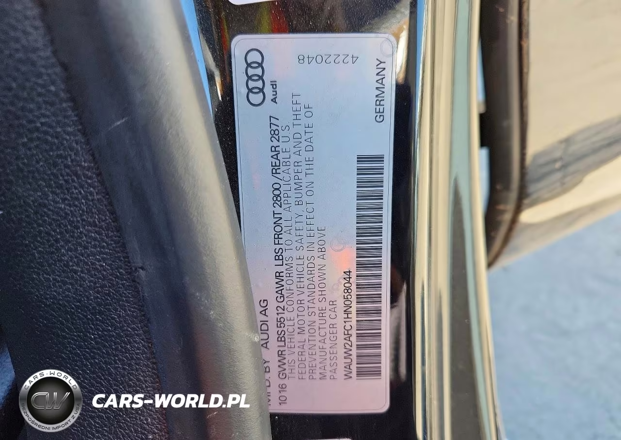 2017 Audi A7 Premium Plus VIN:WAUW2AFC1HN058044 - 12