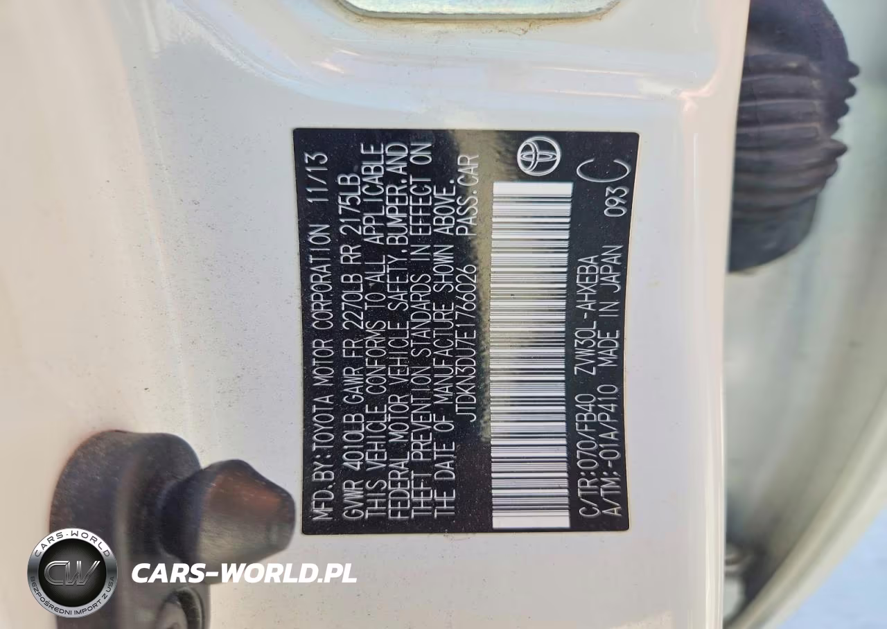 2014 Toyota Prius Three VIN:JTDKN3DU7E1766026 - 12