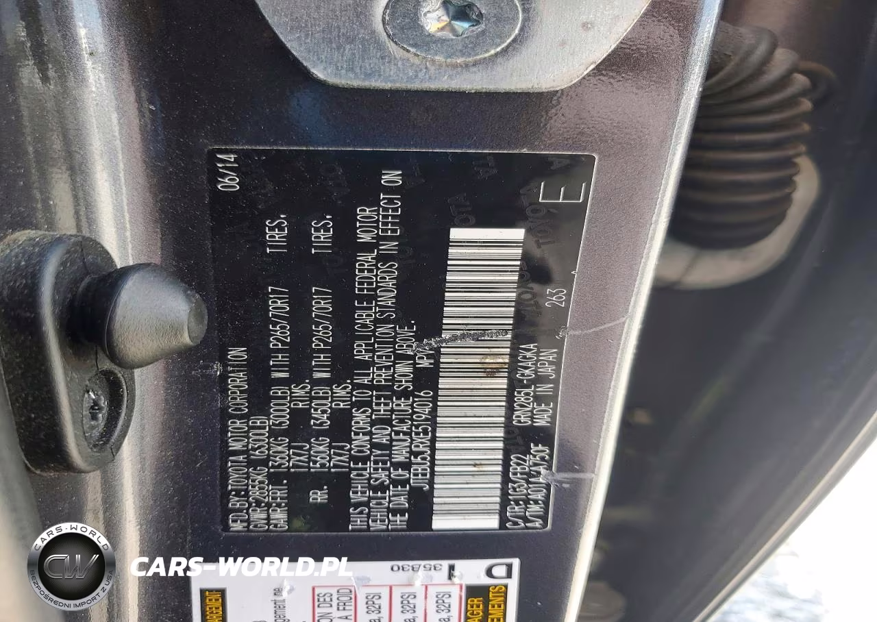 2014 Toyota 4Runner Sr5 VIN:JTEBU5JRXE5194016 - 13