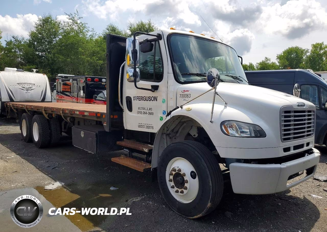 2015 Freightliner Business Class M2 Flatbed Truck VIN:1FVHCYCYXFHGE5861 - 11