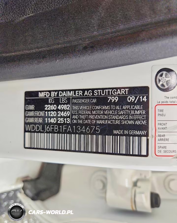 2015 Mercedes-Benz Cls 400 VIN:WDDLJ6FB1FA134675 - 12