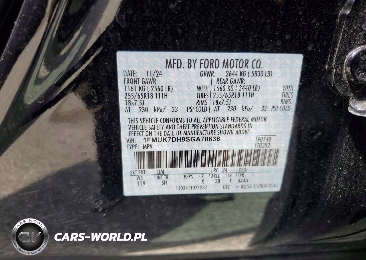 2025 Ford Explorer Active VIN:1FMUK7DH9SGA70638 - 14