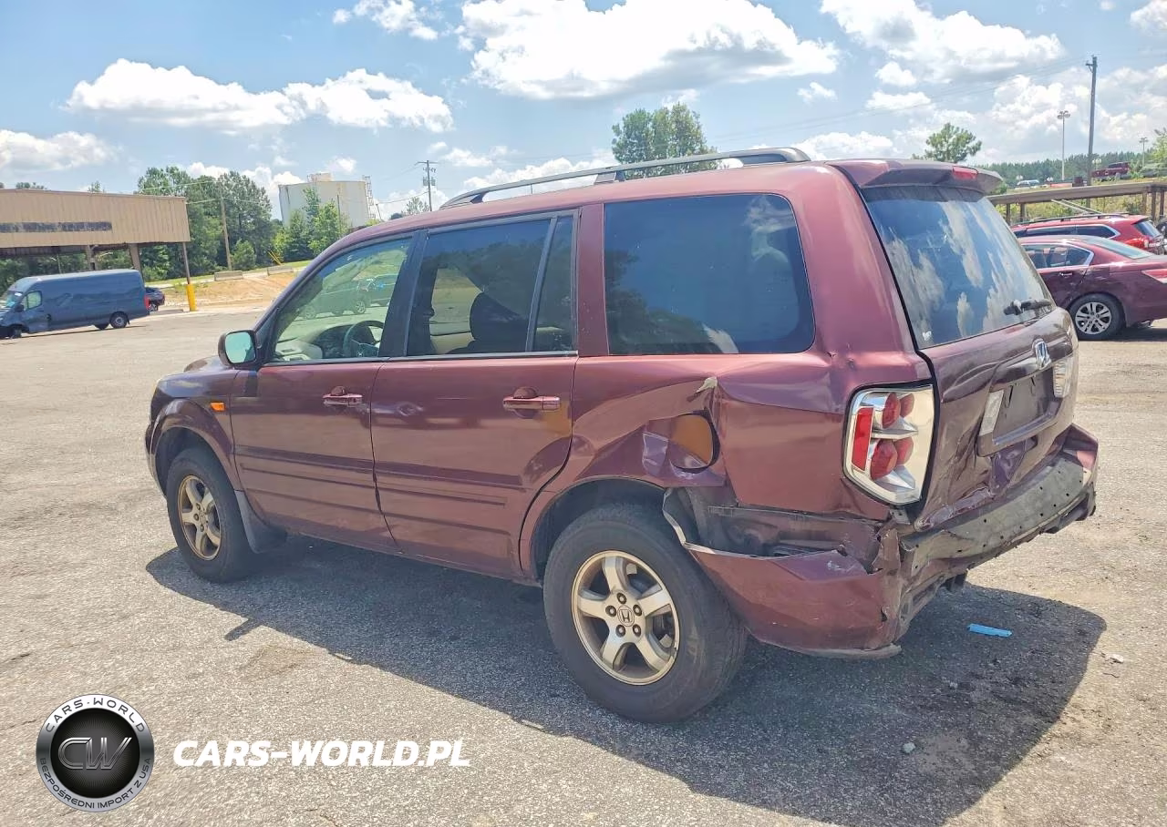 2007 Honda Pilot Ex VIN:5FNYF28427B046512 - 2