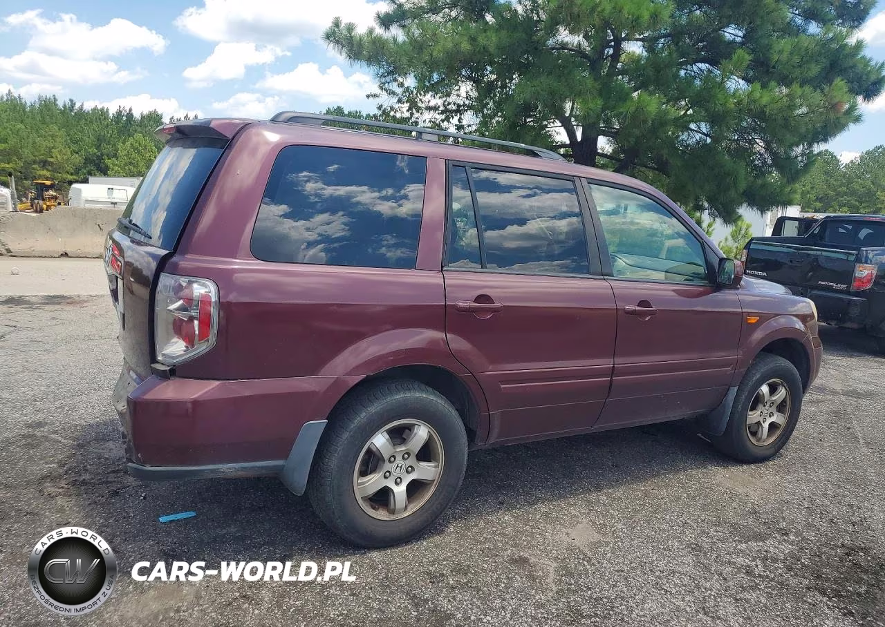 2007 Honda Pilot Ex VIN:5FNYF28427B046512 - 3