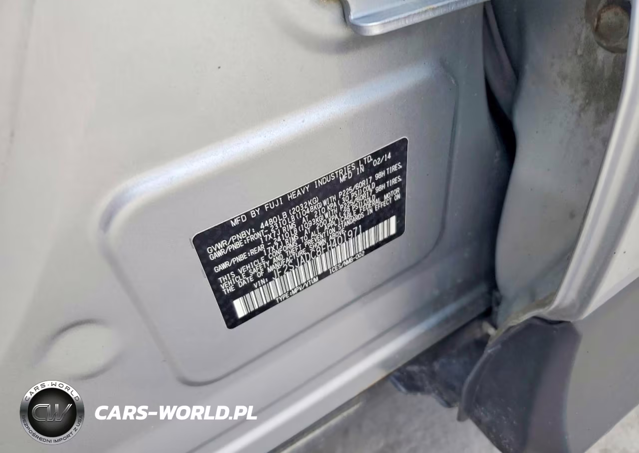 2015 Subaru Forester 2.5I Premium VIN:JF2SJADC8FH401971 - 13