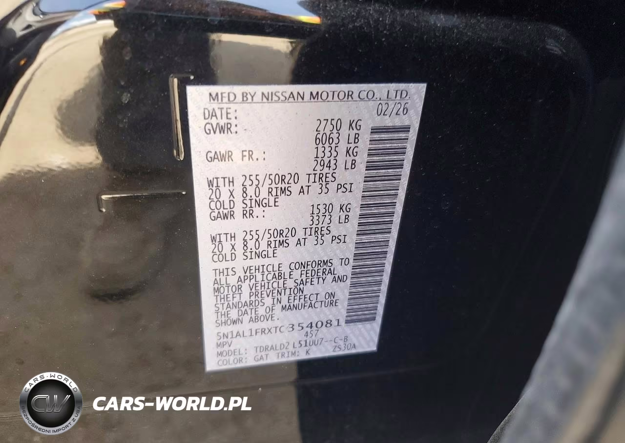 2026 Infiniti Qx60 Luxe VIN:5N1AL1FRXTC354081 - 13