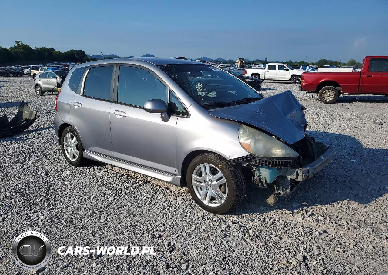 2008 Honda Fit Sport VIN:JHMGD38678S001805 - 4