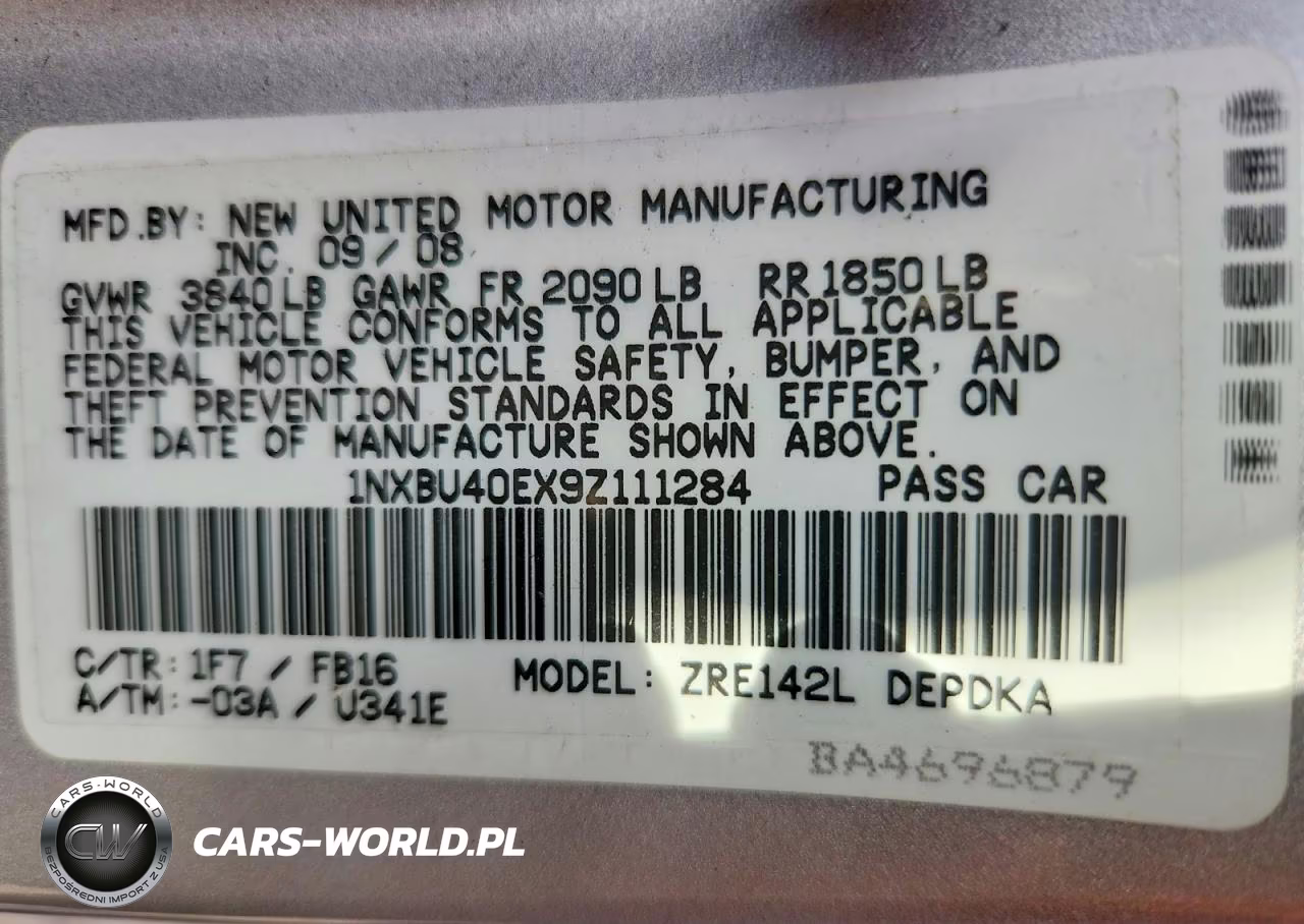 2009 Toyota Corolla VIN:1NXBU40EX9Z111284 - 13