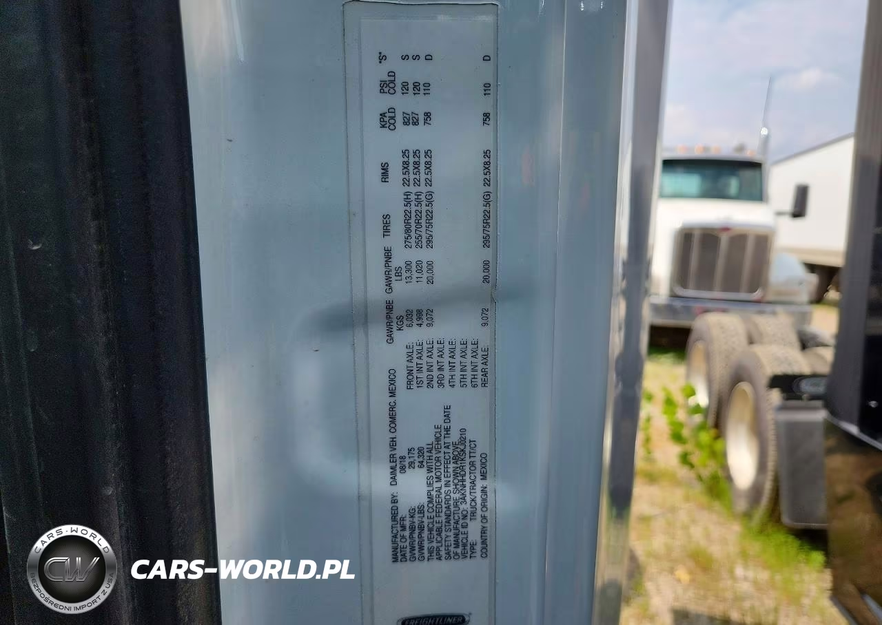 2019 Freightliner Cascadia 126 Semi Truck VIN:3AKNHHDR1KSKJ0210 - 12