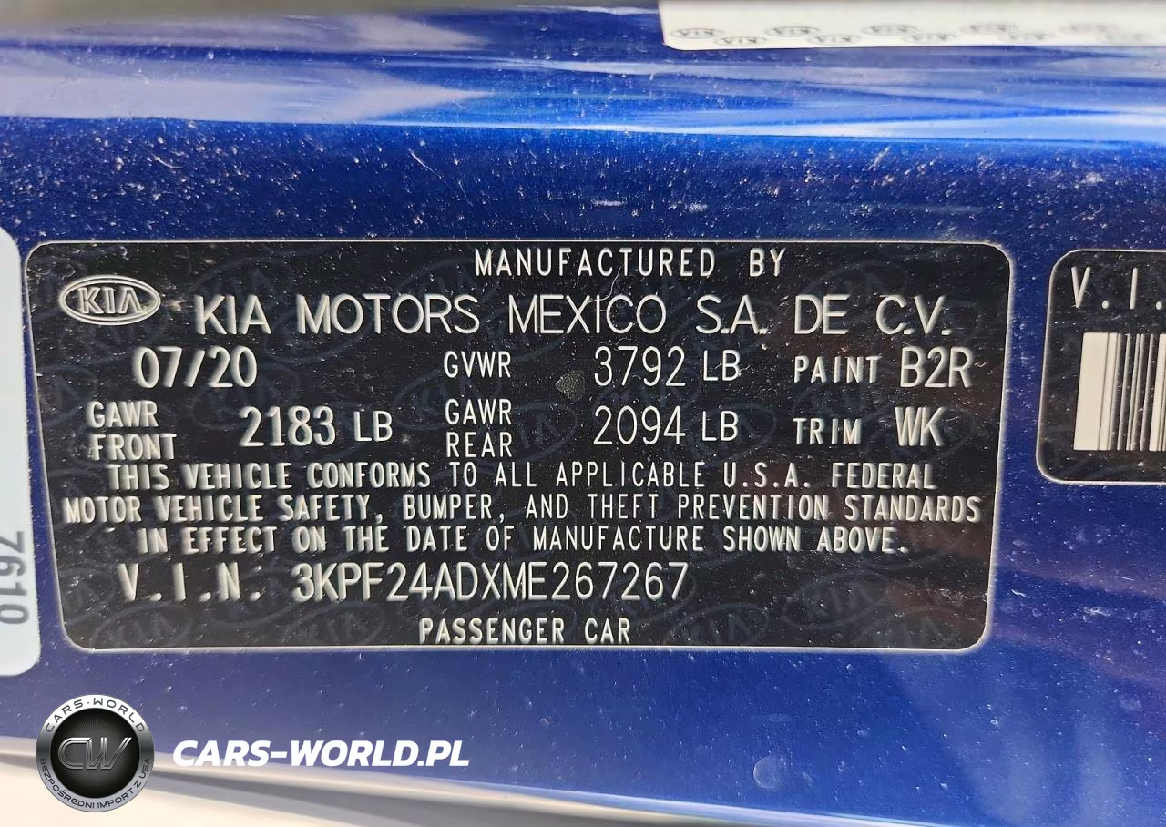 2021 Kia Forte Lxs VIN:3KPF24ADXME267267 - 12