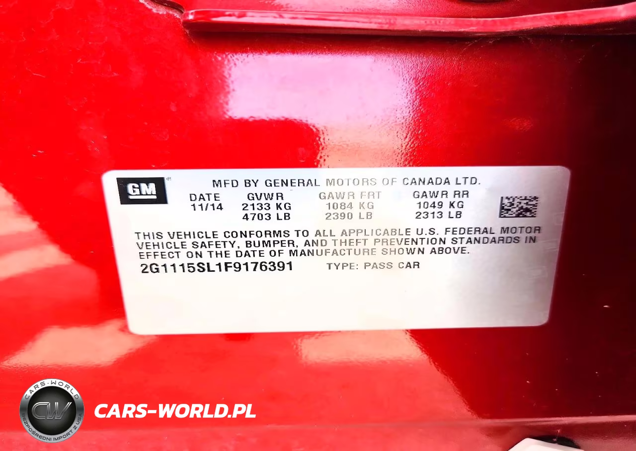 2015 Chevrolet Impala Lt VIN:2G1115SL1F9176391 - 12
