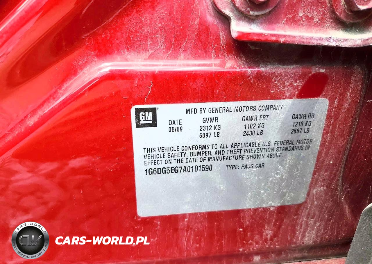 2010 Cadillac Cts Luxury Collection VIN:1G6DG5EG7A0101590 - 12