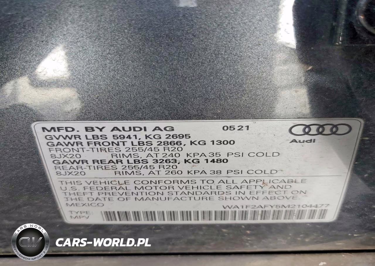 2021 Audi Q5 E Prestige VIN:WA1F2AFY5M2104477 - 14