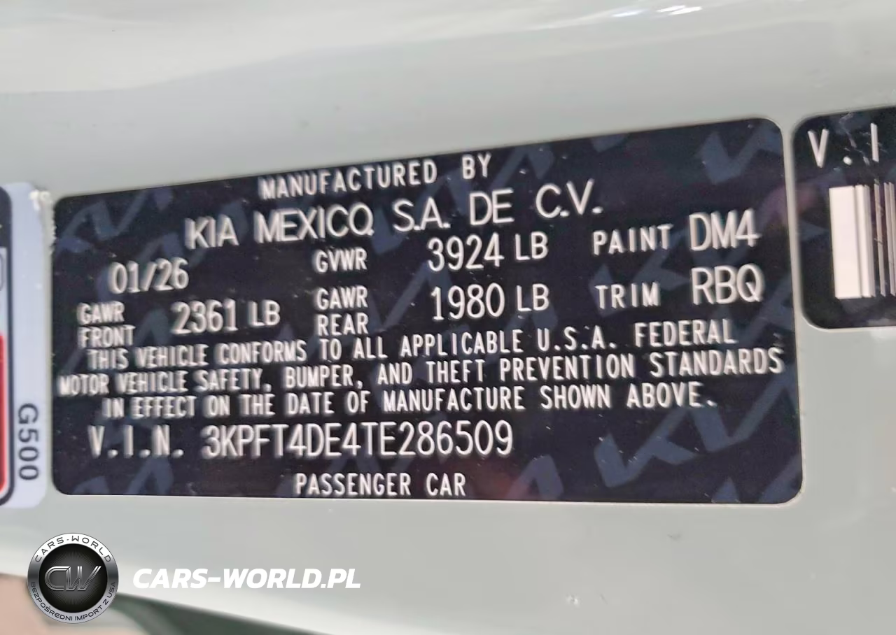 2026 Kia K4 Lxs VIN:3KPFT4DE4TE286509 - 13