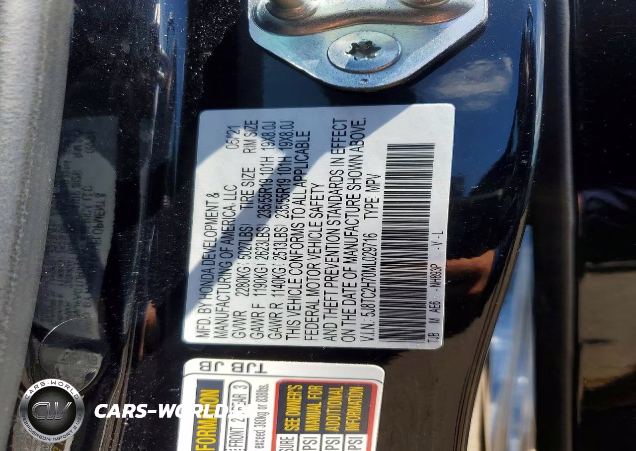 2021 Acura Rdx Advance VIN:5J8TC2H70ML029716 - 13