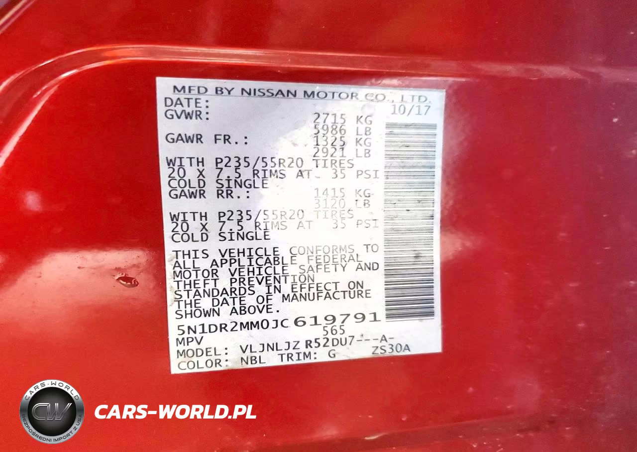 2018 Nissan Pathfinder Platinum VIN:5N1DR2MM0JC619791 - 13