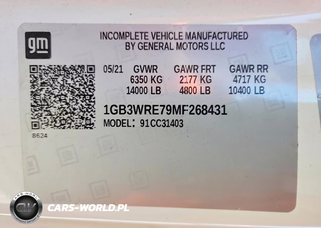 2021 Chevrolet Silverado C3500 VIN:1GB3WRE79MF268431 - 12