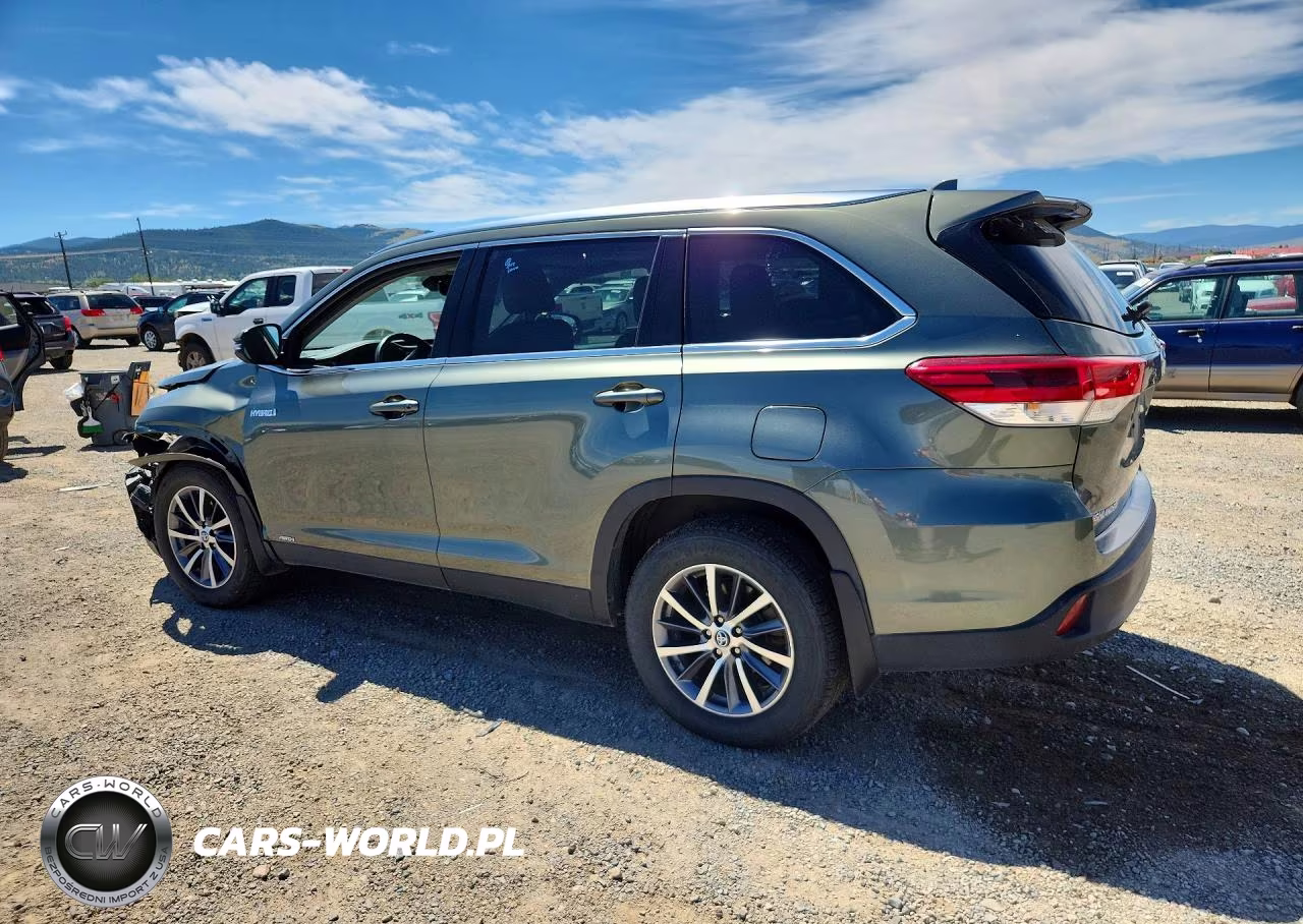 2019 Toyota Highlander Hybrid Xle VIN:5TDJGRFHXKS074298 - 2