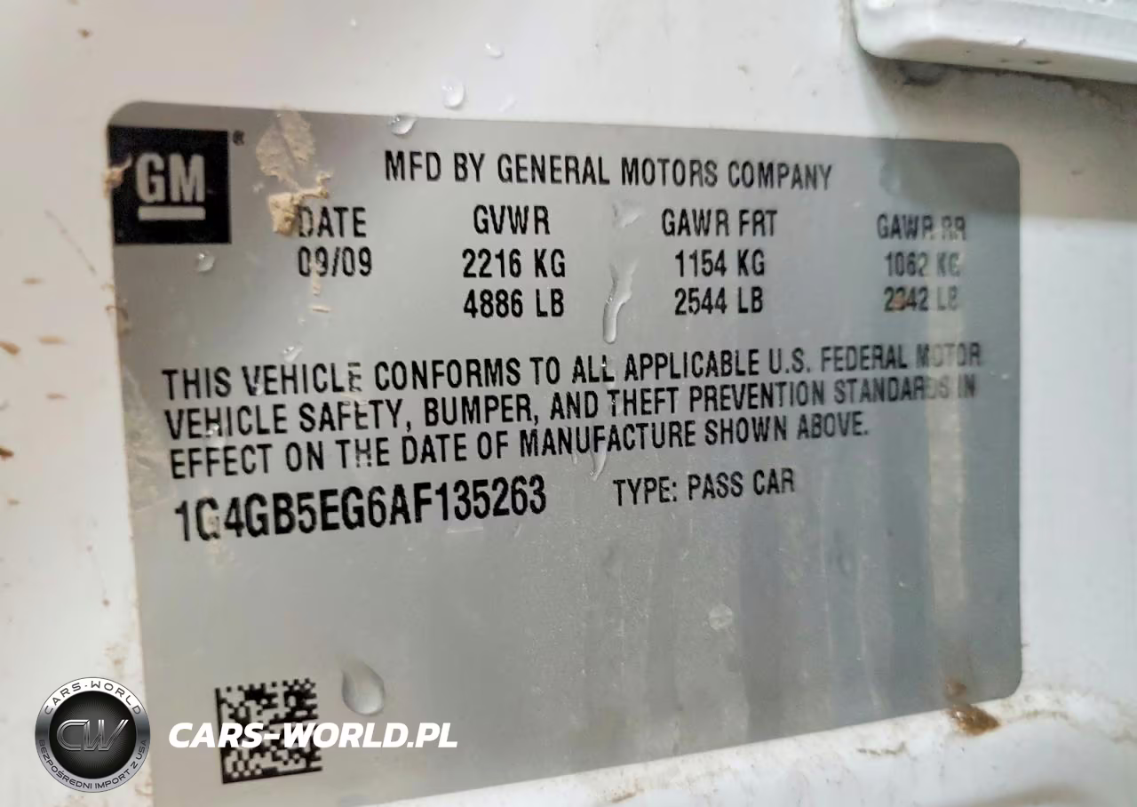 2010 Buick Lacrosse Cx VIN:1G4GB5EG6AF135263 - 12
