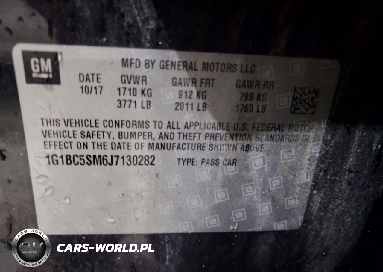 2018 Chevrolet Cruze Ls Auto VIN:1G1BC5SM6J7130282 - 12