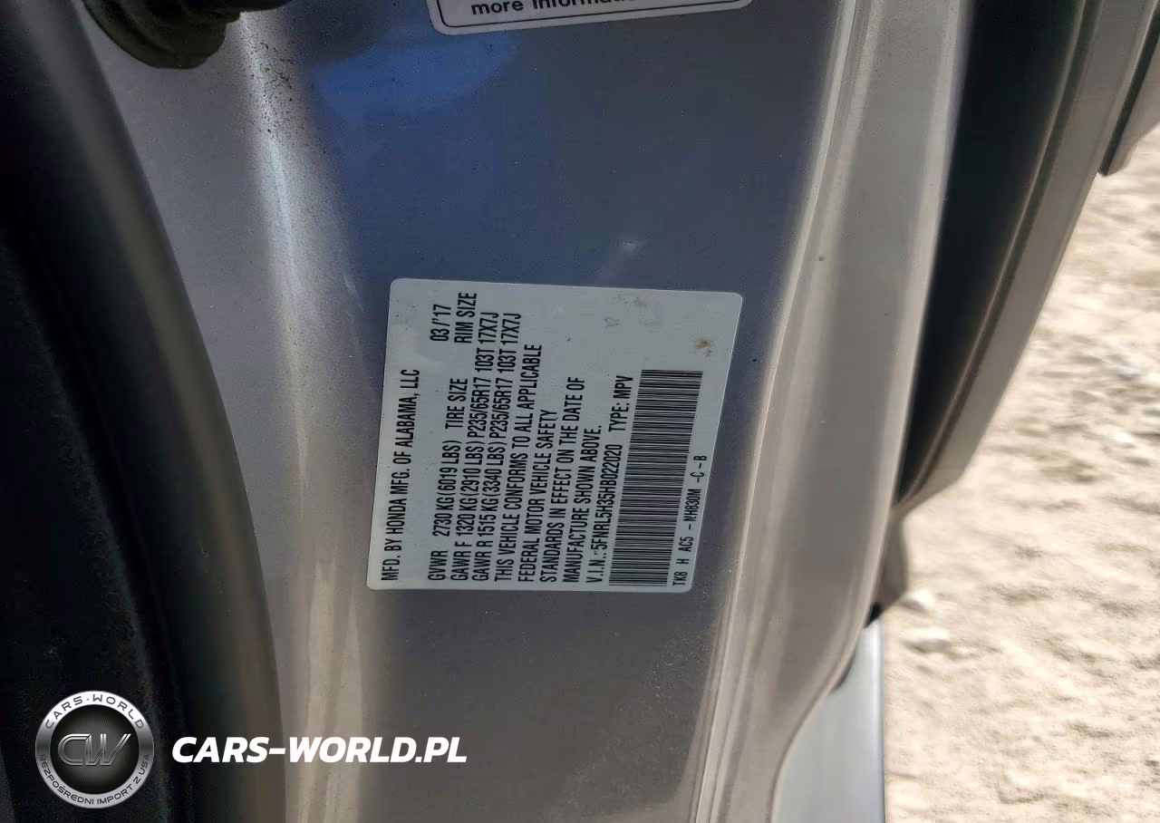2017 Honda Odyssey Se VIN:5FNRL5H35HB022020 - 14