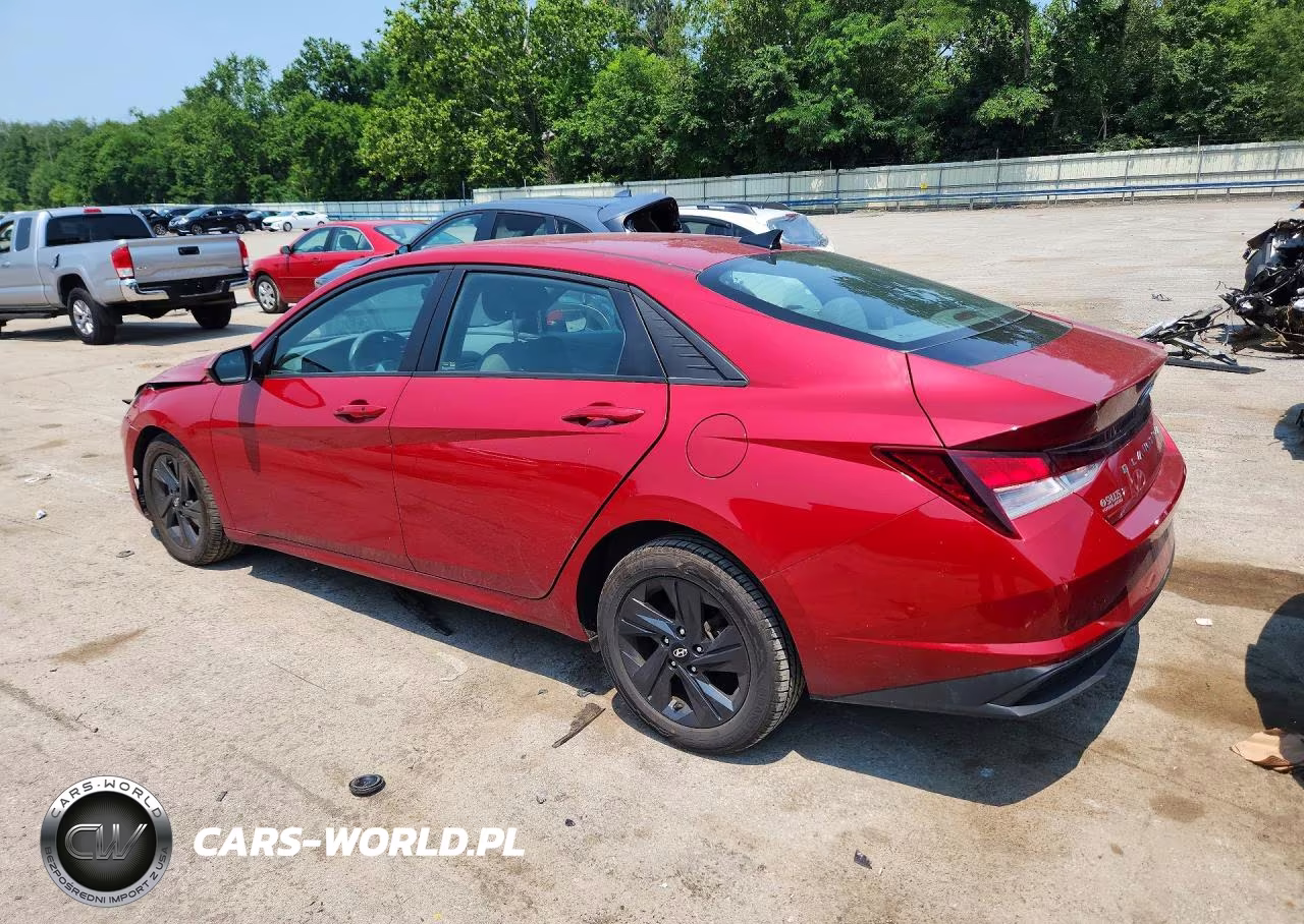 2021 Hyundai Elantra Sel VIN:KMHLS4AG8MU109584 - 2