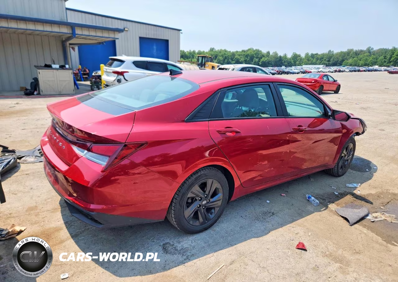 2021 Hyundai Elantra Sel VIN:KMHLS4AG8MU109584 - 3