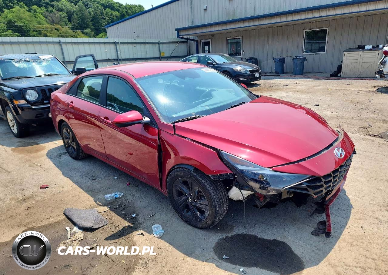 2021 Hyundai Elantra Sel VIN:KMHLS4AG8MU109584 - 4