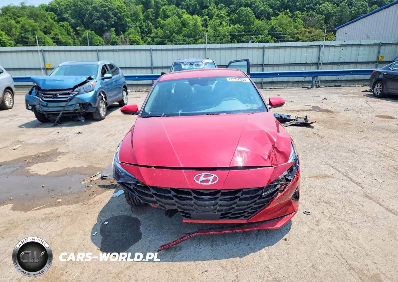 2021 Hyundai Elantra Sel VIN:KMHLS4AG8MU109584 - 5
