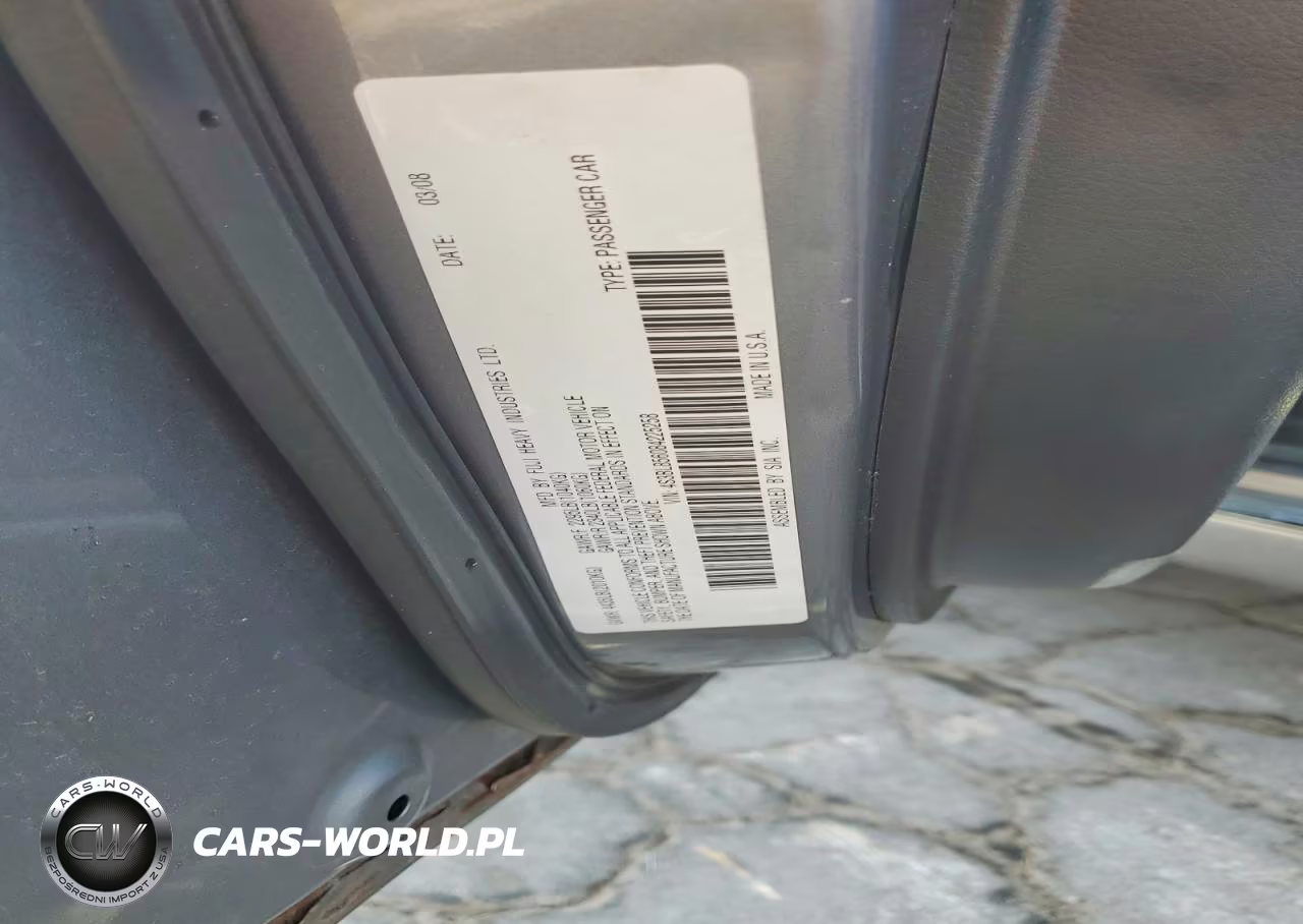 2008 Subaru Legacy 3.0R Limited VIN:4S3BL856084225258 - 12