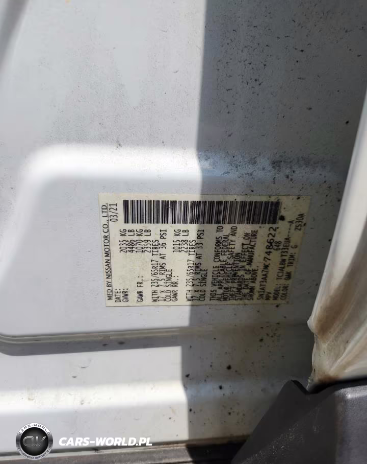 2021 Nissan Rogue S VIN:5N1AT3AA7MC748622 - 13